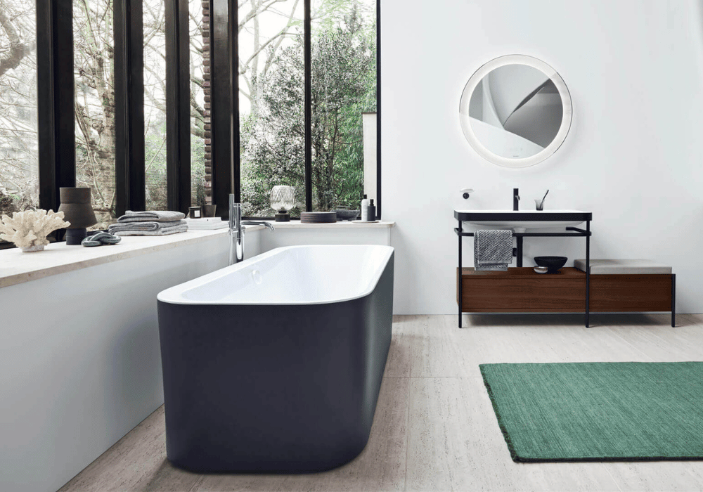 Szabadon álló kád helyigénye