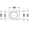 Kép 4/5 - Duravit Starck 3 wc ülőke 0063810000