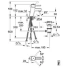 Kép 2/2 - GROHE Concetto mosdócsaptelep 23060001