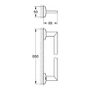 Kép 2/2 - Grohe Allure Brilliant fali fürdőlepedő tartó 40497000