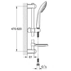 Kép 2/2 - GROHE Euphoria zuhanygarnitúra Eco 27230001
