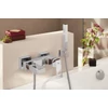 Kép 5/6 - Grohe Eurocube kádcsaptelep  zuhanygarnitúrával  23141000 1/2"