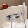 Kép 1/6 - Grohe Eurocube kádcsaptelep  zuhanygarnitúrával  23141000 1/2"