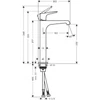Kép 2/2 - Hansgrohe Axor Citterio E mosdócsaptelep 280 mm 36113000