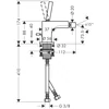 Kép 2/2 - Hansgrohe Axor Citterio bidécsaptelep 39210000