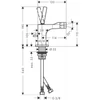 Kép 2/2 - Hansgrohe Axor bidécsaptelep 36120000