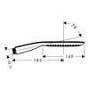 Kép 2/2 - Hansgrohe Puravida 120 1jet kézizuhany 28558000