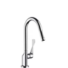 Kép 1/2 - Hansgrohe Axor Citterio mosogató csaptelep kihúzható zuhanyfejjel 39835800