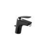 Kép 1/2 - KLUDI Balance egykaros bidécsap lefolyógarnitúrával, mattfekete/króm 522168775