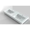 Kép 1/2 - Riho Bologna 140x48 cm 2 medence öntött márványmosdó
