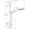 Kép 2/2 - Hansgrohe Axor Uno 2 zuhanyszett 27987000