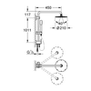 Kép 2/2 - Grohe Rainshower falra szerelhető zuhanyváltós zuhanyrendszer 27058000