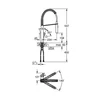 Kép 2/2 - GROHE 31395000 Eurocube mosogató csaptelep