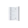 Kép 2/2 - AREZZO design Monterey 40cm-es oldalszekrény (31,6 cm mély)1 ajtóval Matt Fehér színben AR-167614