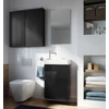 Kép 4/4 - AREZZO design MINI 40 1 ajtós mf fekete (alsószekrény + mosdó) AR-163070