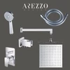 Kép 1/2 - AREZZO design SPRINGFIELD falsík alatti zuhanyszett AR-50SET