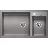 Kép 1/5 - BLANCO METRA 9 Silgranit mosogató dugókiemelő nélkül (alumetál, #513268)