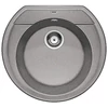 Kép 1/4 - BLANCO RONDOVAL 45 Silgranit mosogató dugókiemelő nélkül (alumetál, #515670)