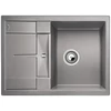 Kép 1/6 - BLANCO METRA 45 S Compact Silgranit mosogató dugókiemelő nélkül, alumetál 519563