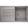 Kép 1/5 - BLANCO Zia 5S Silgranit mosogató szűrőkosárral alumetál 520513