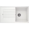 Kép 1/5 - BLANCO Zia 5S Silgranit mosogató szűrőkosárral fehér 520515