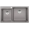 Kép 1/5 - BLANCO PLEON 9 Silgranit mosogató dugókiemelő nélkül, alumetál 523059