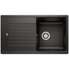 Kép 1/5 - BLANCO Zia 5S Silgranit mosogató szűrőkosárral fekete 526016