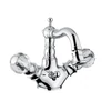 Kép 1/2 - Bugnatese Arcadia 8344KCR Bidet csaptelep leeresztővel swarovski fogantyúval CR / KRÓM
