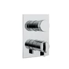 Kép 1/2 - Bugnatese Stone Termostatico 9354CR Termosztátos fal alatti 4 állású zuhanyváltó komplett CR / KRÓM