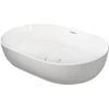 Kép 1/4 - Duravit Luv 60x40 cm ráültethető mosdó, szatén szürke 0379602300