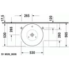 Kép 8/11 - Duravit Starck1 Ø 53 cm ráültethető mosdó 0408530000