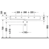 Kép 3/4 - Duravit Vero 120x47 cm mosdó 0454120000