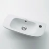 Kép 5/5 - Duravit D-Code 50x22 cm kézmosó csaplyuk jobb oldalon 07065000082