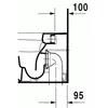 Kép 3/9 - Duravit Durastyle álló wc 2150090000