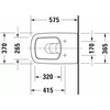 Kép 5/9 - Duravit Durastyle álló wc 2150090000