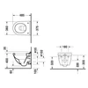 Kép 2/2 - Duravit Starck 3 Compact fali wc 2227090000