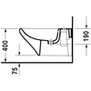 Kép 3/4 - Duravit Durastyle fali bidé, 62x37 cm 2286150000