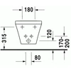 Kép 4/4 - Duravit Durastyle fali bidé, 62x37 cm 2286150000