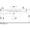 Kép 4/7 - Duravit Happy D.2 100x50,5 cm bútorral alápépíthető mosdó 2318100000