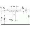 Kép 3/3 - Duravit Happy D.2 80x50,5 cm bútorral aláépíthető mosdó csiszolt három csaplyukkal 2318800025