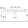 Kép 3/3 - Duravit Vero Air 120x47 cm mosdó, csiszolt, három csaplyukkal 2350120025