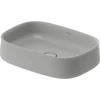 Kép 1/3 - Duravit Zencha 55x39 cm-es ráültethető mosdó grey satin matt 2373556779