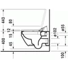 Kép 3/4 - Duravit Vero Air öblítőperem nélküli Duravit Rimless® fali WC Sensowashoz HygieneGlaze felület 2525592000