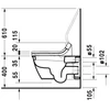 Kép 5/7 - Duravit Darling New fali wc 2544090000
