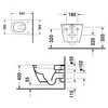 Kép 6/6 - Duravit Darling New fali wc 254509 (2545090000)