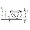 Kép 3/4 - Duravit Darling New öblítőperem nélküli Duravit Rimless® fali WC, 57x37 cm 2563090000