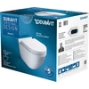 Kép 1/7 - Duravit Starck 3 fali wc szett, ülőkével 42250900A1