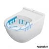 Kép 6/8 - Duravit Starck 3 Öblítőperem nélküli Rimless fali wc szett, ülőkével 45270900A1