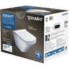 Kép 1/7 - Duravit Durastyle Rimless (öblítőperem nélküli) fali wc szett, ülőkével 45510900A1