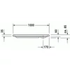 Kép 3/3 - Duravit D-code 100x80 cm-es zuhanytálca 720106 (720106000000000)